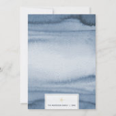 Dusty Blue und Gold Seas & Greetings Weihnachten (Rückseite)