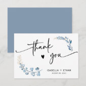 Dusty Blue und Gold Wedding (Vorne/Hinten)