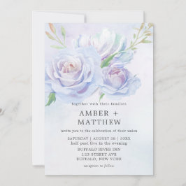Dusty Blue und Lavender Paint Peony Wedding