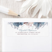 Dusty Blue und Mauve Floral Vintage Wedding (Insitu)