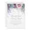 Dusty Blue und Mauve Watercolor Floral Wedding