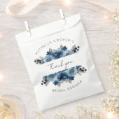 Dusty Blue und Navy Floral Vielen Dank Geschenktütchen (Ausgeschnitten)