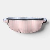 Dusty Blue und Pink Stripes Bauchtasche (Ablage )