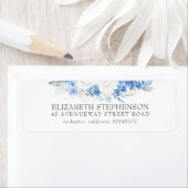 Dusty Blue und White Floral Elegant (Insitu)