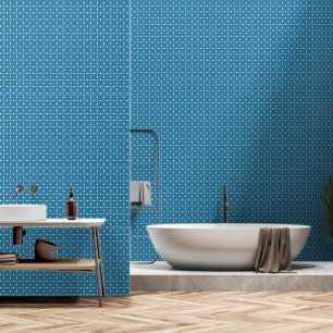 Dusty Blue und White Stars - veränderbare BG Tapete