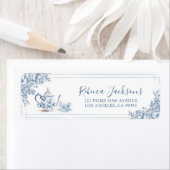 Dusty Blue Viktorianisch Garden Nachmittagstee (Insitu)