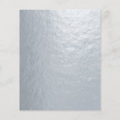 Dusty Blue Vintag Printname Wedding Platzkarte (Rückseite)