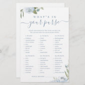 Dusty blue, was in deinem Brautparty-Handyspiel is (Vorne/Hinten)