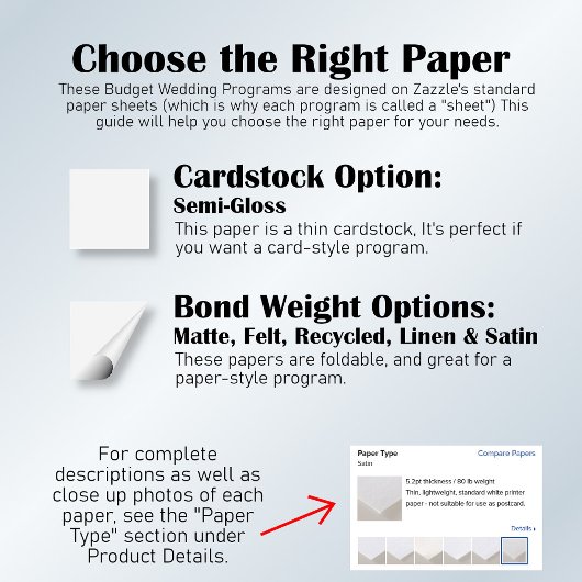 Dusty Blue Watercolor Rose Budget Hochzeitsprogram