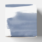 Dusty Blue Watercolor Wedding Geschenkschachtel (Oben)