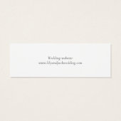 Dusty Blue Wedding Gift Registry QR Enclosure Card (Rückseite)