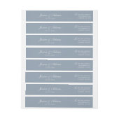 Dusty Blue Wedding Minimalistisch (Bogen)