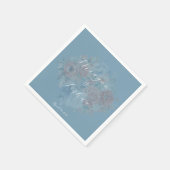 Dusty Blue Wedding Napkins Serviette (Ecke)