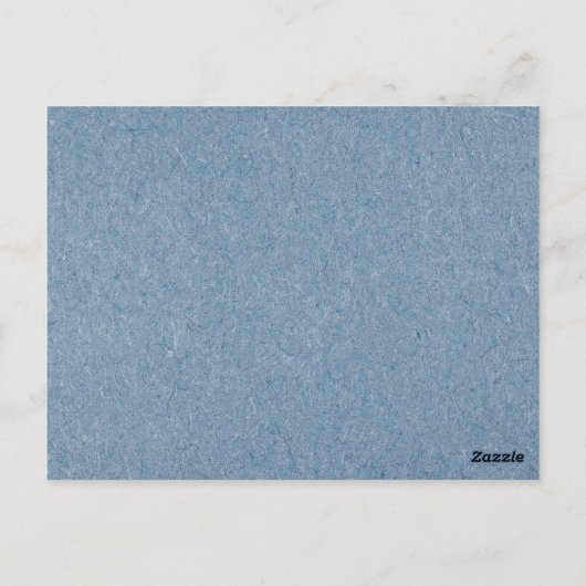 Dusty Blue Wedding RSVP Postkarte (Rückseite)