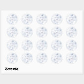 Dusty Blue Wedding Sticker - HABEN UND HALTEN (Blatt)