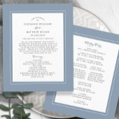 Dusty Blue Wedding Zeremonie Elegantes Budget Prog
