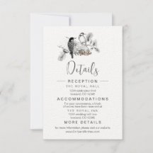 Dusty Blue Whimsical Woodpecker Umschließkarten