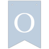 Dusty Blue White Cross Boy Taufe Taufe Jagdfahnen Wimpelkette (Dritte Fahne)