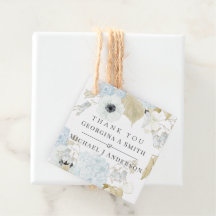 Dusty Blue White Navy Anemone BUDGET Hochzeit