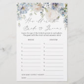 Dusty Blue Wie alt ist das Brautparty? (Vorderseite)