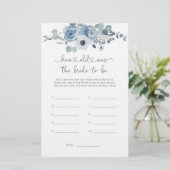 Dusty blue Wie alt war die Braut, um Spiel zu werd (Stehend Vorderseite)