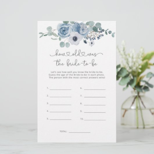 Dusty blue Wie alt war die Braut, um Spiel zu werd (Stehend Vorderseite)