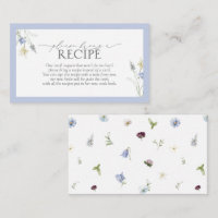 Dusty Blue Wildblume Bitte ein Rezept mitbringen