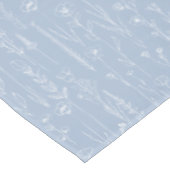 Dusty Blue Wildflower Baby Shower Tablecloth Tischdecke (Schrägansicht)