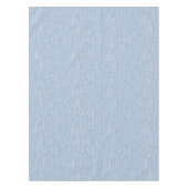 Dusty Blue Wildflower Baby Shower Tablecloth Tischdecke (Vorderseite)