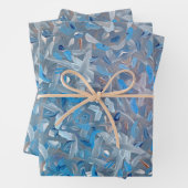 Dusty Blue Wrapping Paper Geschenkpapier Set (Beispiel)