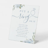 Dusty Blumengestein setzte auf sein Brautparty-Spi Sockelschild (Vorderseite)