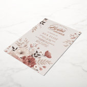 Dusty Blush Brautparty Folieneinladung (Gedreht)