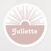 Dusty Blush Etiketten (Design 2)