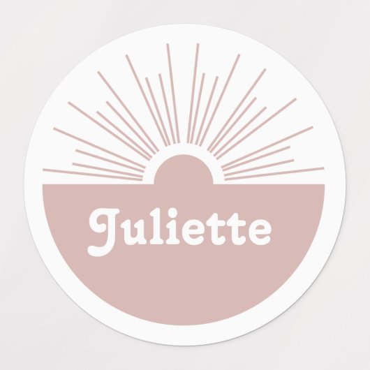 Dusty Blush Etiketten (Design 1)