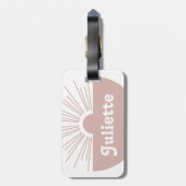 Dusty Blush Gepäckanhänger (Rückseite vertikal)