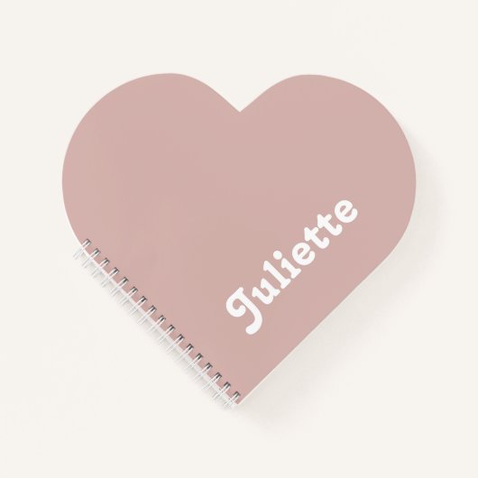 Dusty Blush Notizblock (Vorderseite)