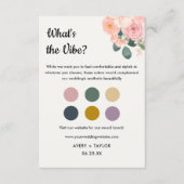Dusty Blush Pink Wedding Guest Dress Code Card Begleitkarte (Vorderseite)