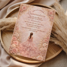 Dusty Blush Rose Garden Quinceañera