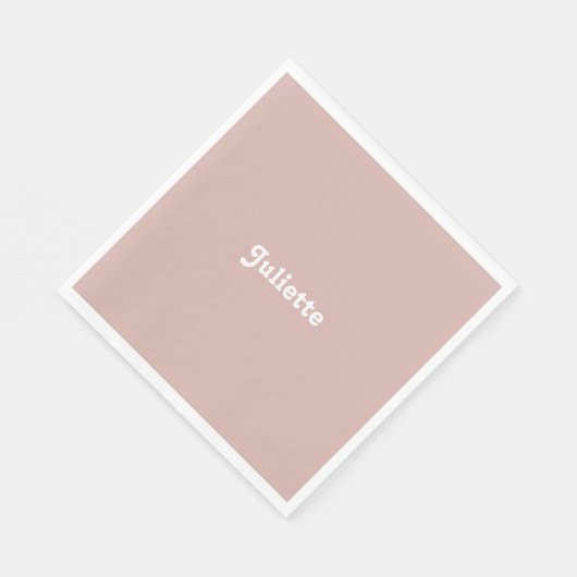 Dusty Blush Serviette (Ecke)