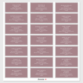 Dusty Boho | Lila Guest Address Labels