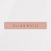 Dusty Boho Name Etiketten (Design 1)