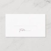 Dusty Boho | Platzkarte für Lila Hochzeiten (Vorderseite)