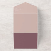 Dusty Boho | Rose und Lila Siegel und Senden All In One Einladung (Außenbereich)