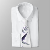 Dusty Botanical Floral Wedding Neck Krawatte (Gebunden)