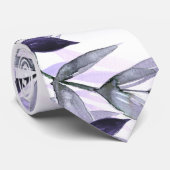 Dusty Botanical Floral Wedding Neck Krawatte (Gerollt)