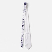 Dusty Botanical Floral Wedding Neck Krawatte (Rückseite)