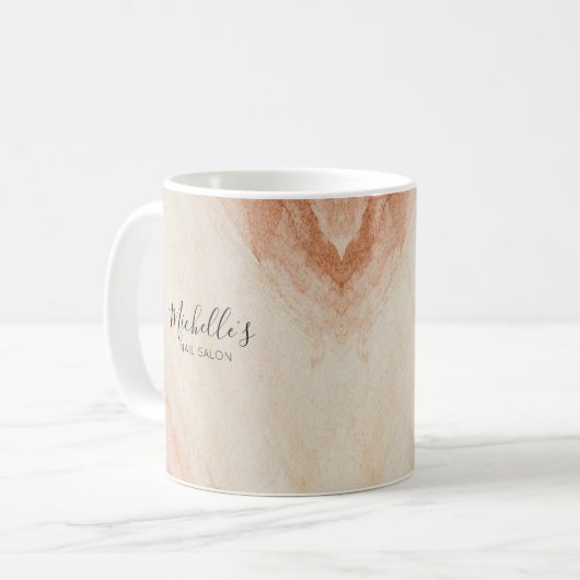 Dusty brown powder chic kaffeetasse (Vorderseite Links)