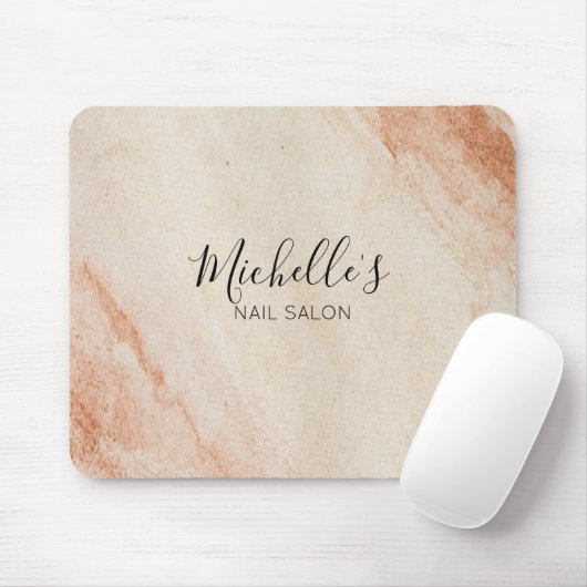 Dusty brown powder chic mousepad (Mit Mouse)