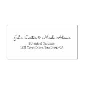 Dusty Brunt Orange Peony Blume Hochzeit im Herbst Permastempel (Design)