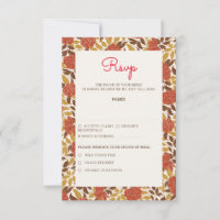 Dusty Brunt Orange Peony Blume Hochzeit im Herbst